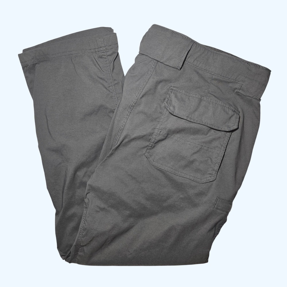 Duluth Trading Co Flex‎ Dry on the Fly Relaxed Fit Pants 42x30 Cargo Grey 46202